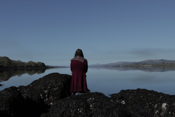 Man looking out to sea in Kenmare Co Kerry
