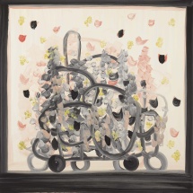 Sinéad Ní Mhaonaigh Unseen Landscape No 3 oil on canvas 120x120cm 2024