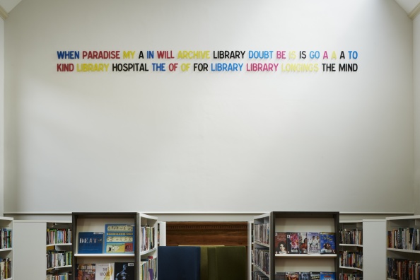 Alan Phelan Library Words Kevins St Library 2
